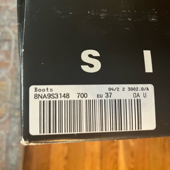 Sisley vintage black leather tall riding boots (no box) - Picture 9 of 10